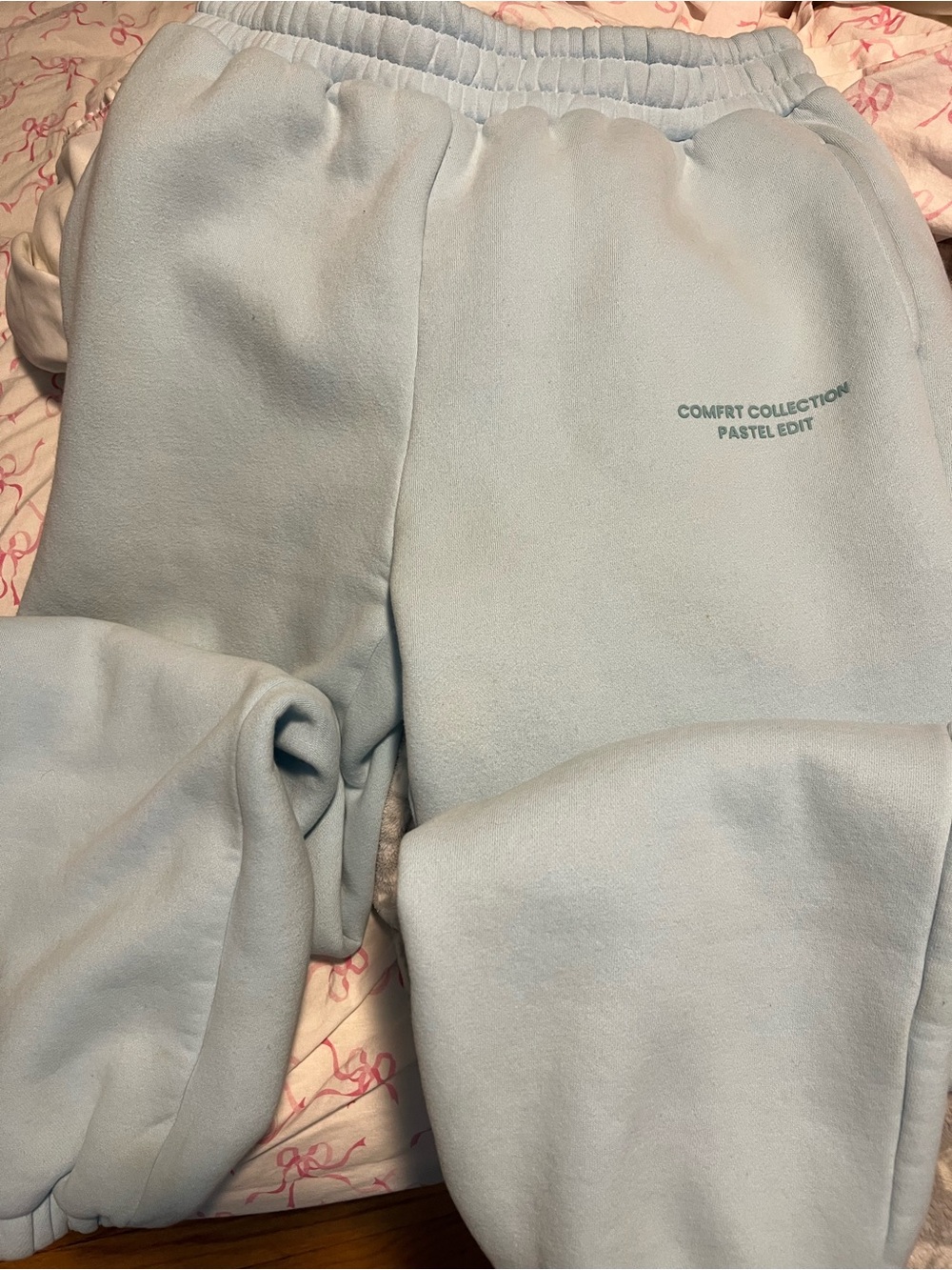 Comfort Collection Pastel Blue Joggers
